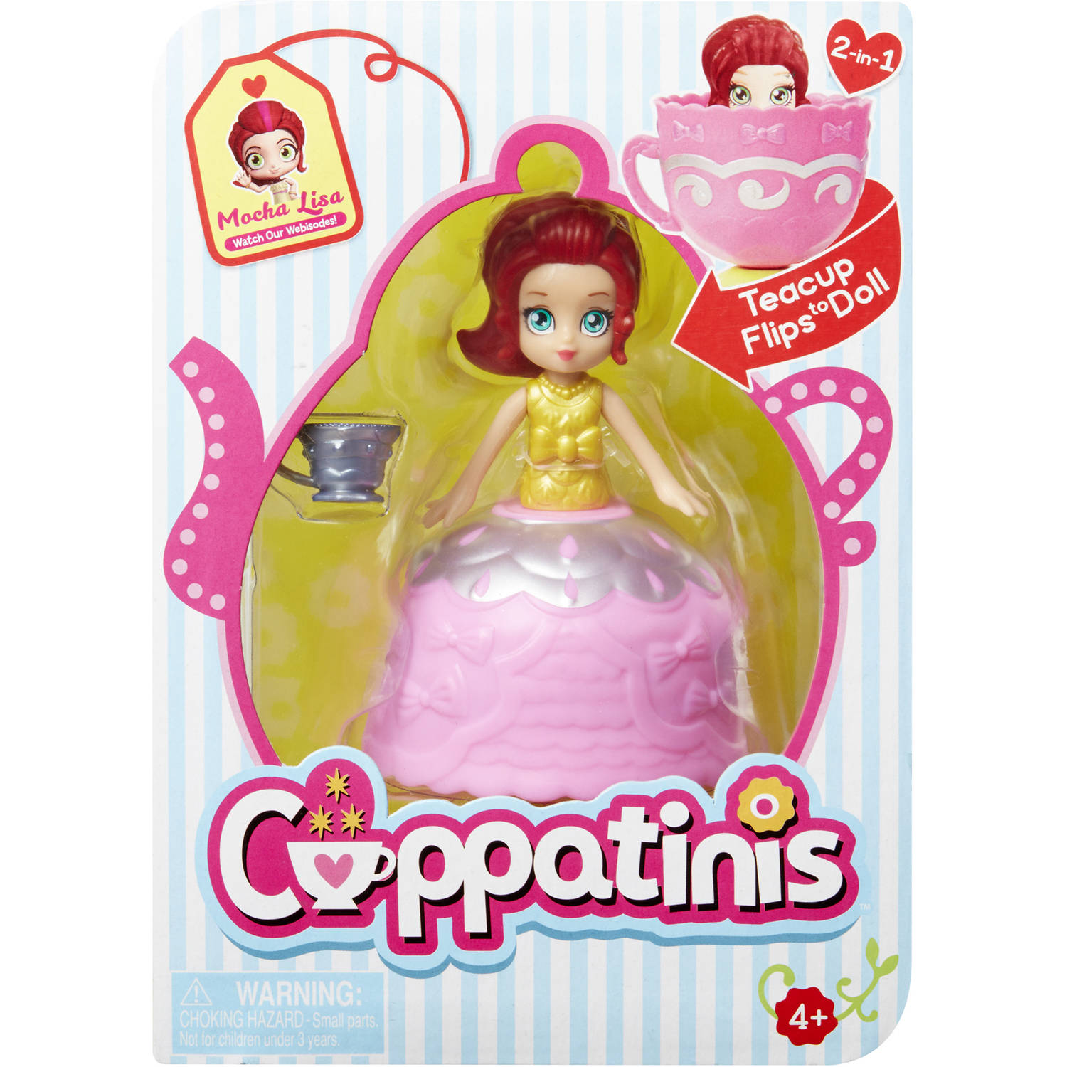 Papusa CUPPATINIS S1 Lisa Mokko (10 cm cu accesorii)