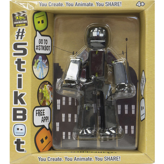 Фигурка для анимационного творчества Stikbot S2 Черный
