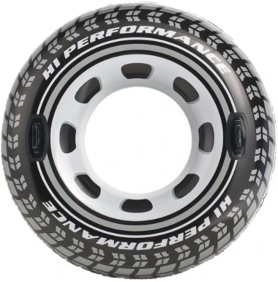 Cerc gonflabil “Anvelopa” D 114 cm cu manere, pana la 100kg, 9+, INTEX