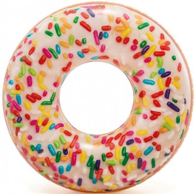 Cerc gonflabil RAINBOW SPRINKLE DONUT 114cm