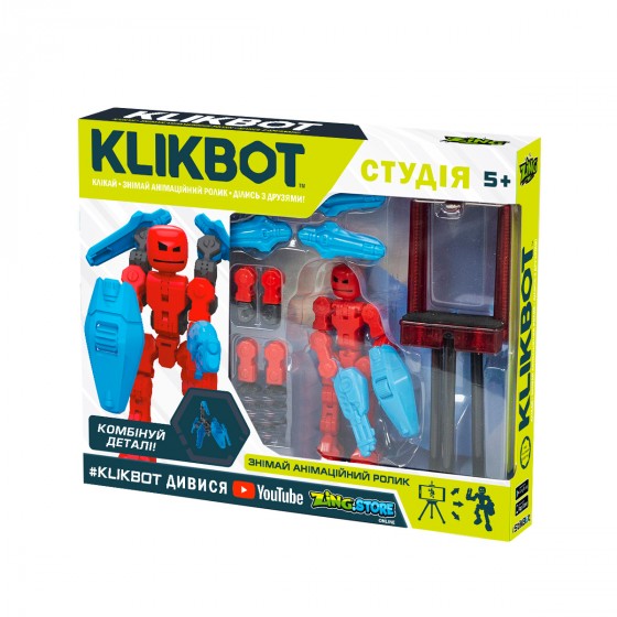 e Анимированная фигура KLIKBOT S1 (синяя)