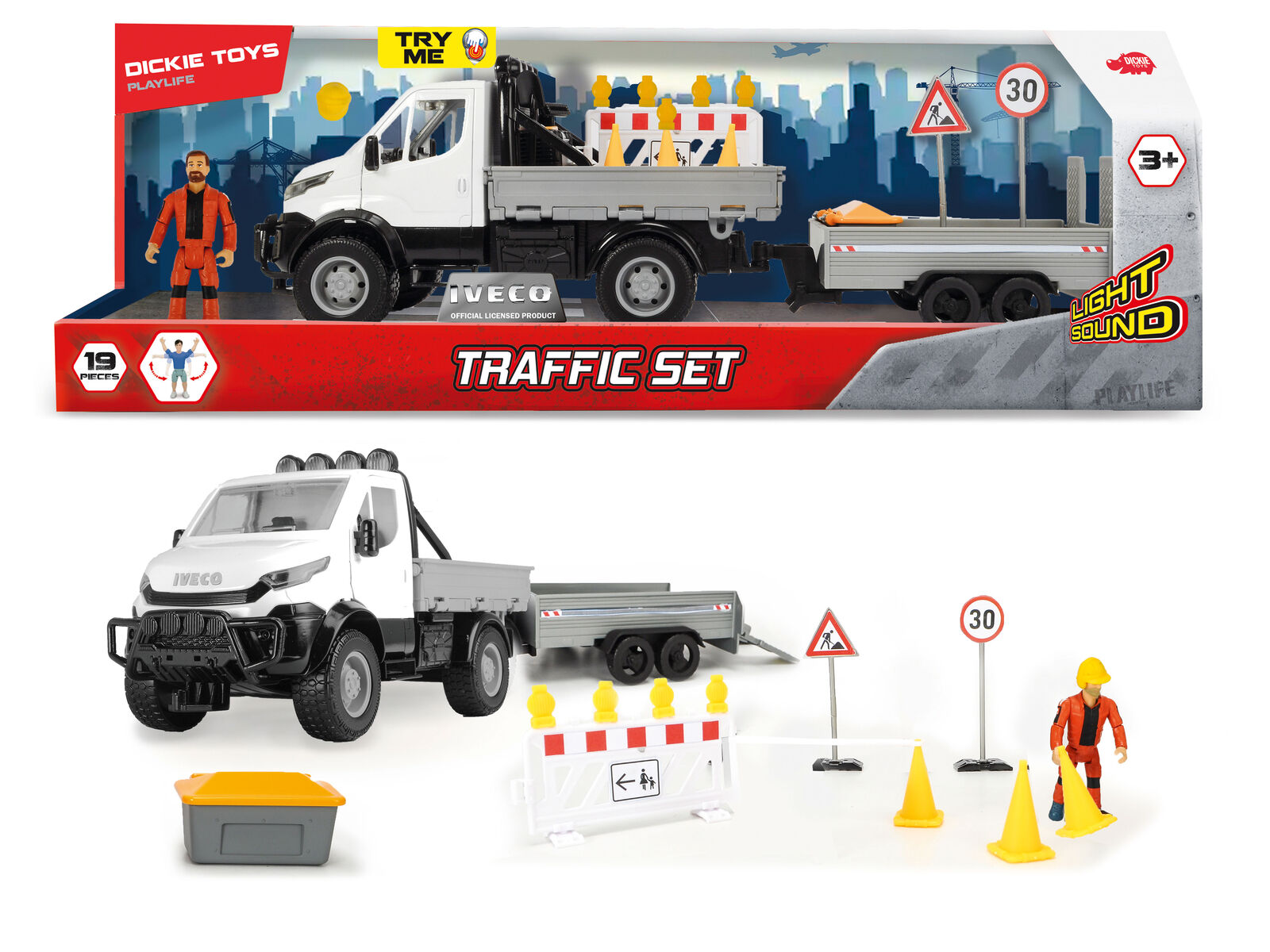 Dickie auto PL "Traffic Set"sun & lum 41.5