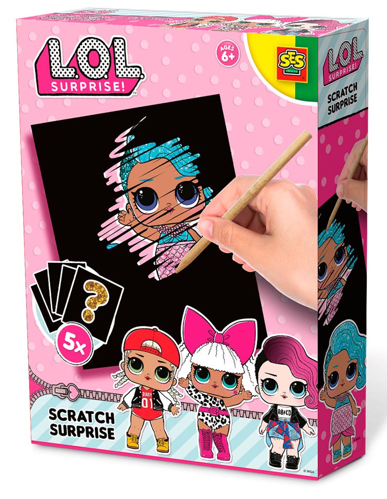 Set de Creatie seria L.O.L SURPRISE! - SCRATCH SURPRISE