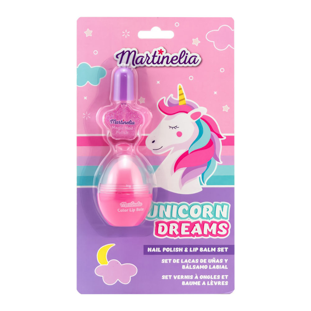 Set balsam de buze cu oja 2 piese MARTINELIA UNICORN DREAMS