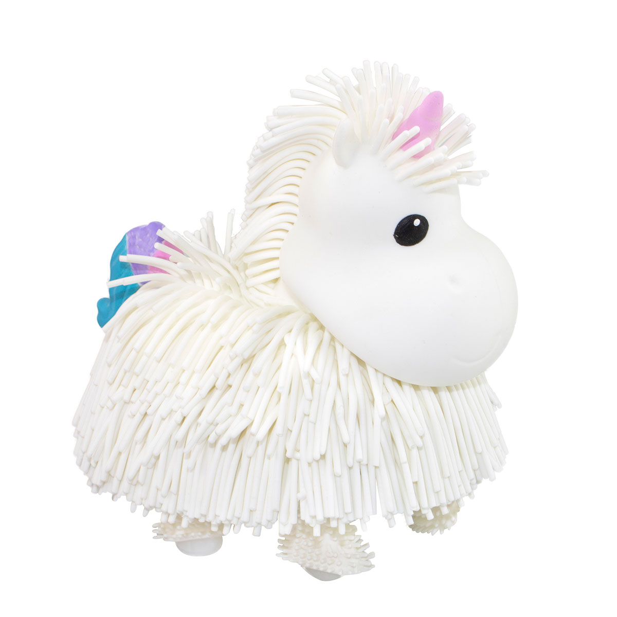 Jucarie muzicala interactiva Unicorn alb Jiggly Pup