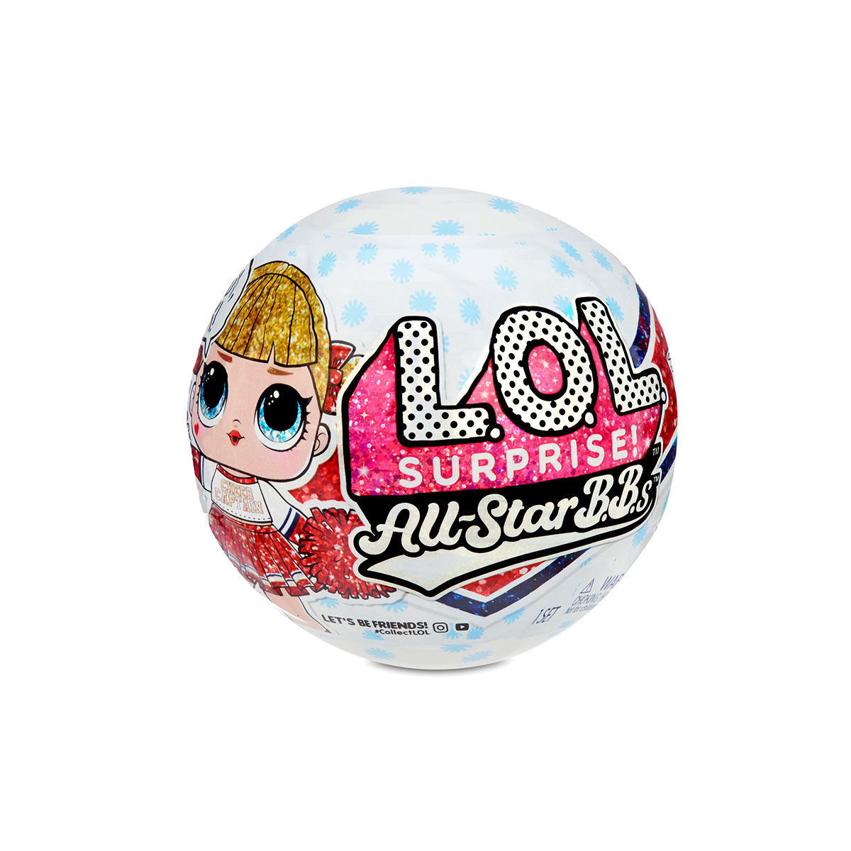 Set papusa glitter L.O.L. Surprise! Seria All-Star B.B.s Echipa Sportiva W2