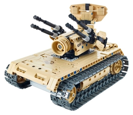 XTech Bricks: 2in1, Tank & Anti-aircraft, R/C 4CH, 457 pcs
