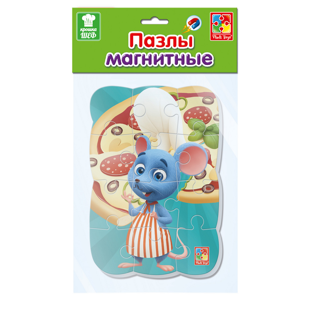 Puzzle magnetic А5 "Soricel" l.rusa Vladi Toys