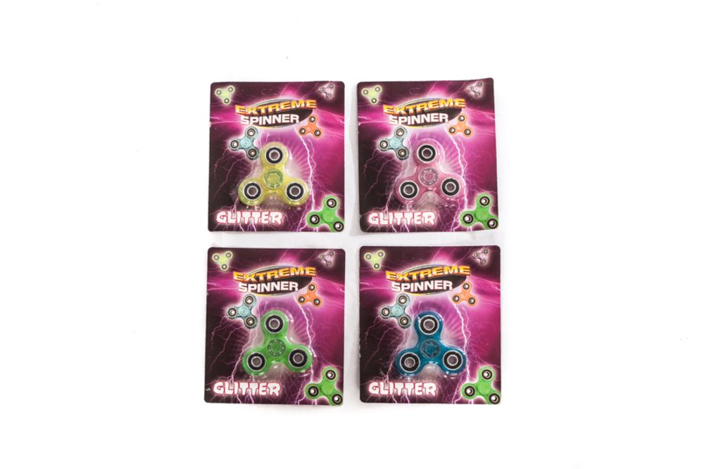 620302 Jucarie Glitter Spinner cu sclipici diverse culori 7,6cm