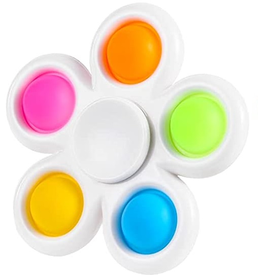 ИГРУШКА PUSH POP BUBBLE FLOWER, РАЗНОЦВЕТНАЯ / БЕЛАЯ
