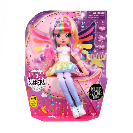 Papusa cu corp moale Dream Seekers - Hope (cu accesorii)