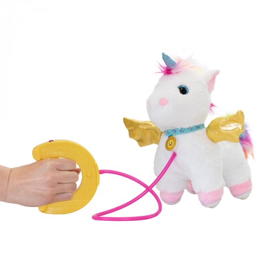 Jucarie de plus Unicorn interactiv cu lesa Sprint