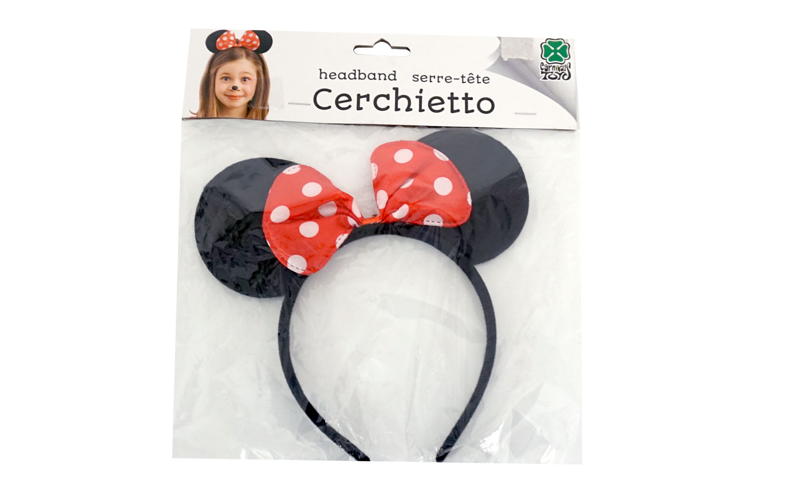 Cerc pentru par cu urechi si fundita 06030
