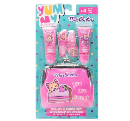 Set de frumusete cu portmoneu Martinelia ”YUMMY”, 4 piese