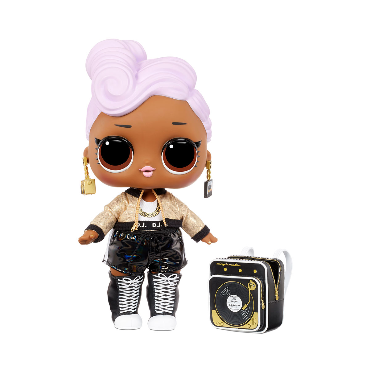 Set cu Mega Papusa L.O.L. Surprise! seria Big B.B.Doll D.J.