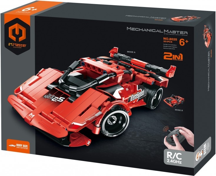 iM.Master Bricks: 2in1, Racing Car, R/C 4CH, 341 pcs