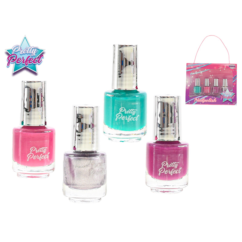 Набор из 4 лаков для ногтей разных цветов Pretty Perfect