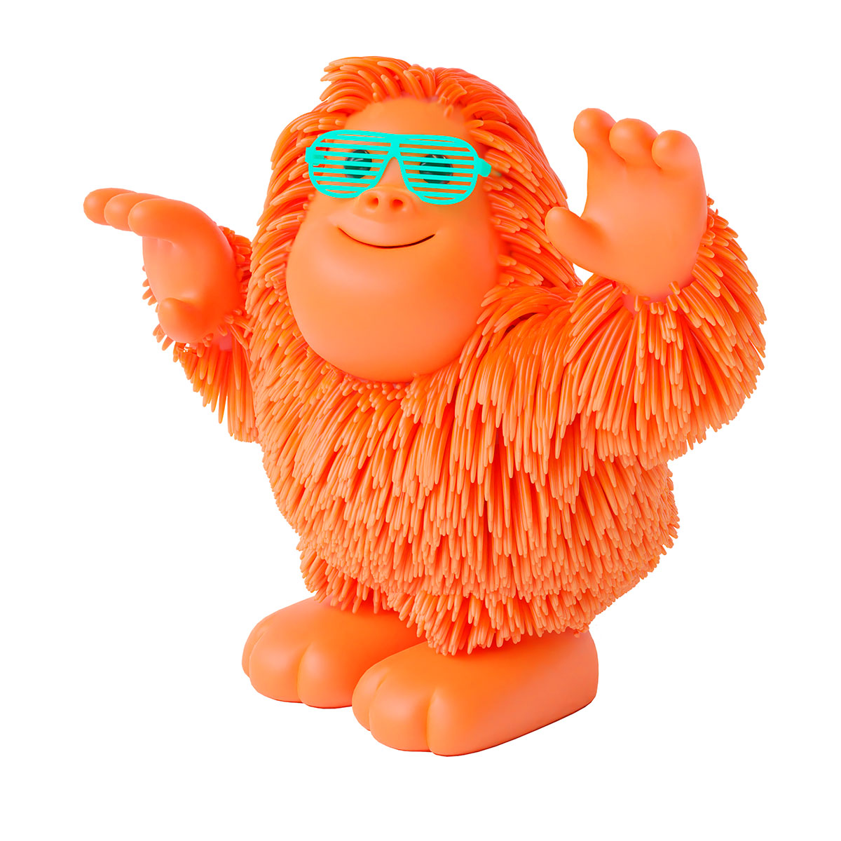 Jucarie interactiva Jiggly Pup Urangutanul dansator, oranj