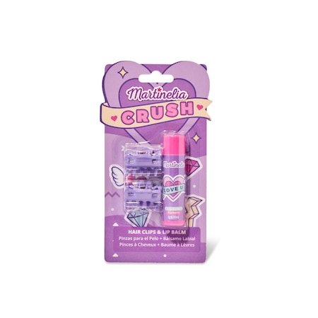 Set Crush Agrafe Si Balsam De Buze Ref 11101 Blueberry(Mov)