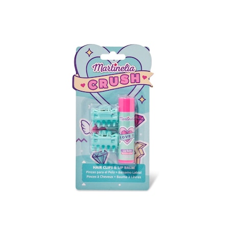 Set Crush Agrafe Si Balsam De Buze Ref 11101 Marsmallow (Verde)