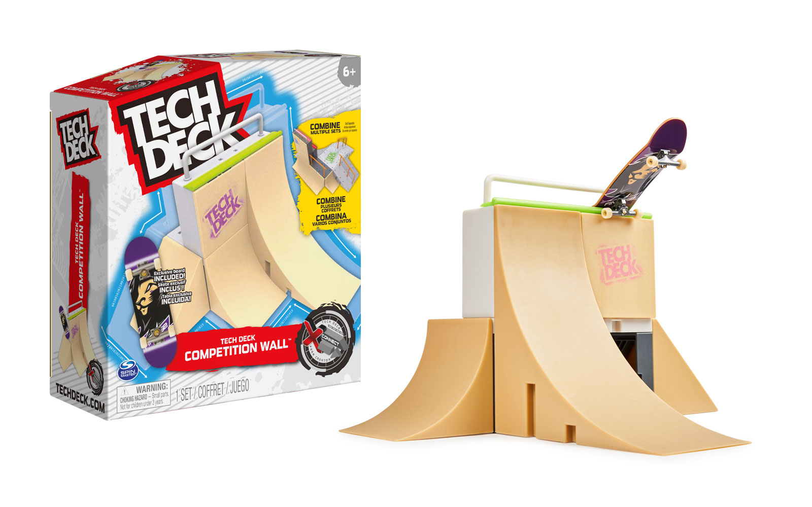 Set cu mini sketboard Tech Deck Competition Wall 44387
