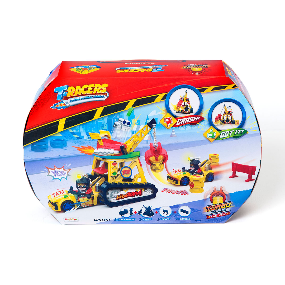 Set de joaca T-Racers – Turbo Crane Challenge