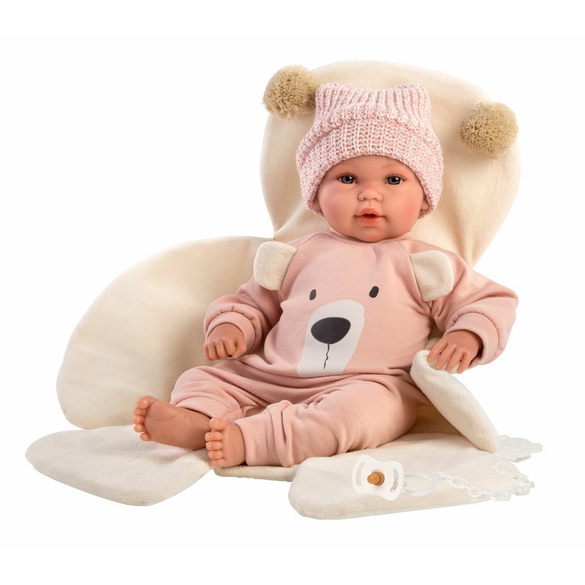 Кукла со звуками и мягким телом New Born 36см Llorens