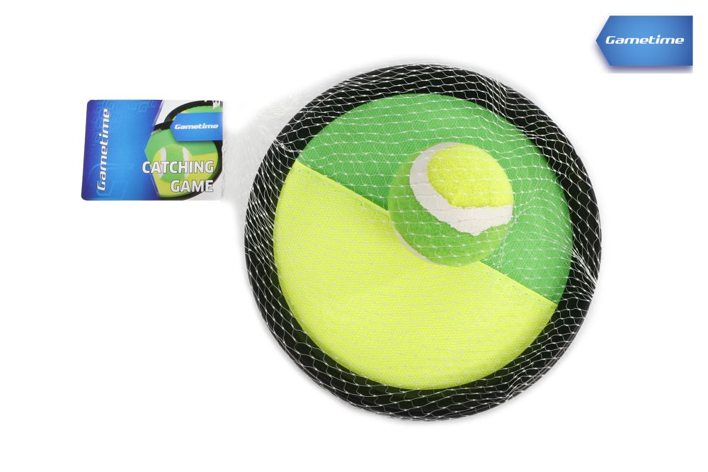 Joc prinde mingea 19cm verde/galben