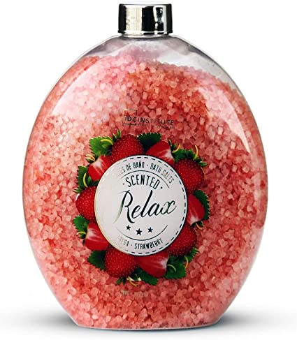 Sare de baie cu aroma de capsuni 900g IDC INSTITUTE
