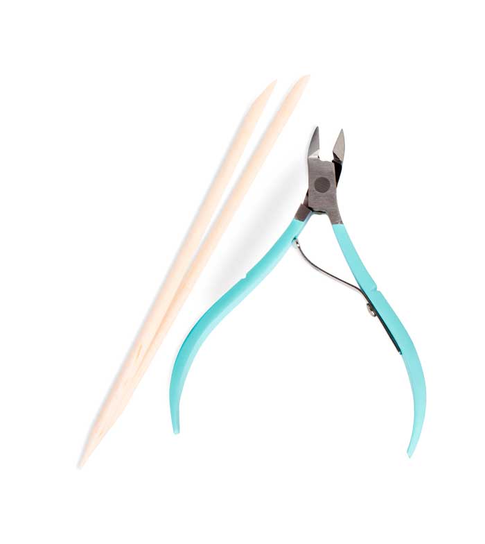 Cleste pentru cuticule IDC Institute asortate culori pastel