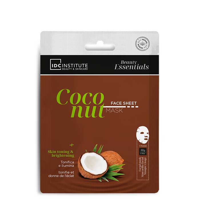Masca de fata ultra fina cu ulei de cocos IDC Institute