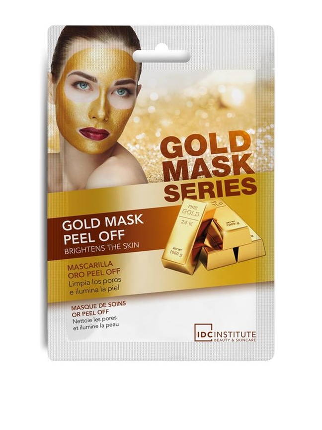 Masca exfolianta cu efect de stralucire Gold IDC Institute 15 g