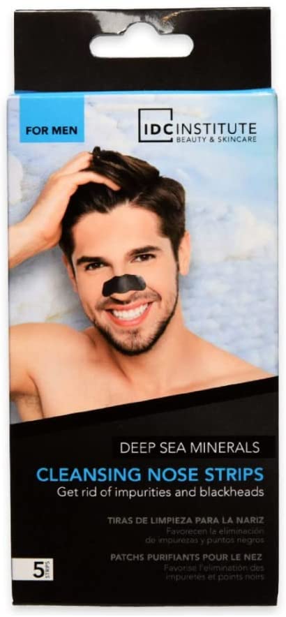 Set 5 benzi pentru indepartarea punctelor negre nas pentru barbati cu minerale marine IDC Institute