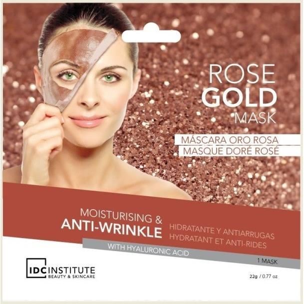 Masca pentru fata anti-rid si hidratanta Rose Gold IDC Institute 22 g