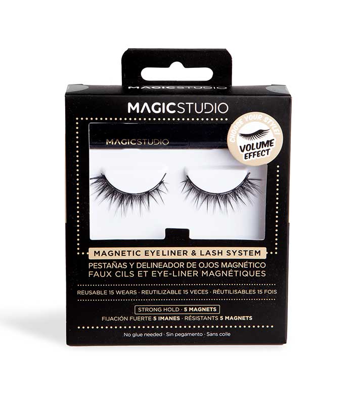 Набор магнитных накладных ресниц с объемом Magic Studio