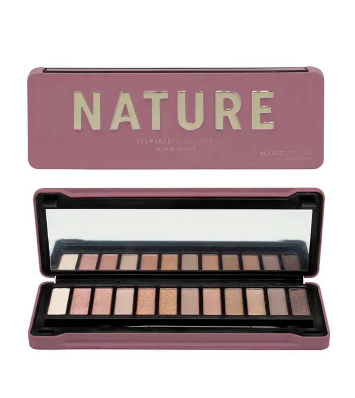Paleta fard de pleoape, 12 culori, Magic Studio
