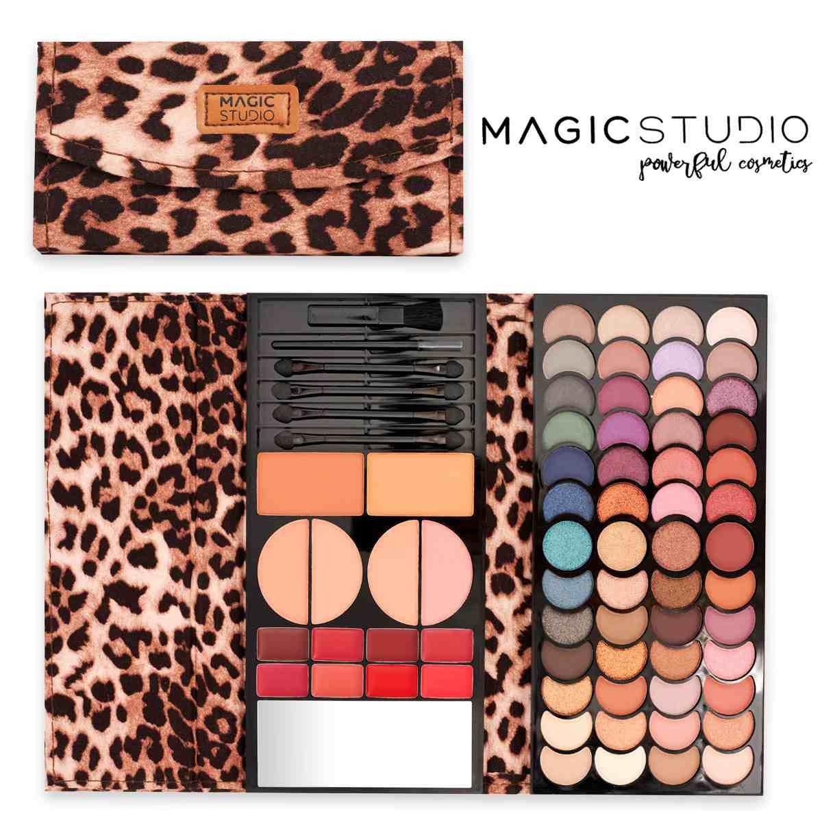 Trusa machiaj tip portofel Mega Wild Safari Magic Studio