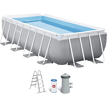Piscina PRISM FRAME RECTANGULAR 400x200x122cm, 8418L, cadru metalic, INTEX