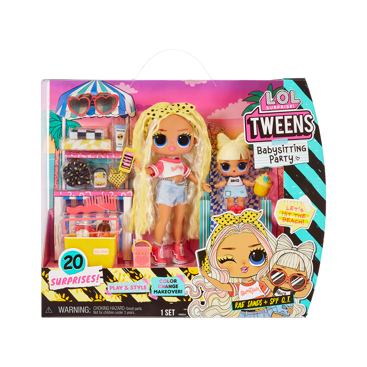 Игровой набор c куклами L.O.L. Surprise! серии Tweens&Tots" - Рэй Сендс и Малышка"