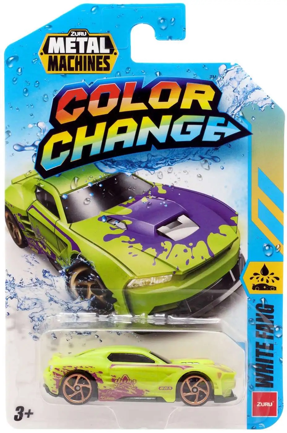 Masinuta din metal, METAL MACHINES Color Change, S4, Zuru, White Fang