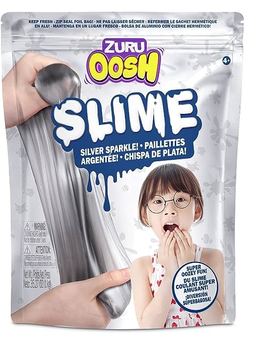Slime in pachet zip mediu 500g, OOSH SLIME, ZURU, Metalic