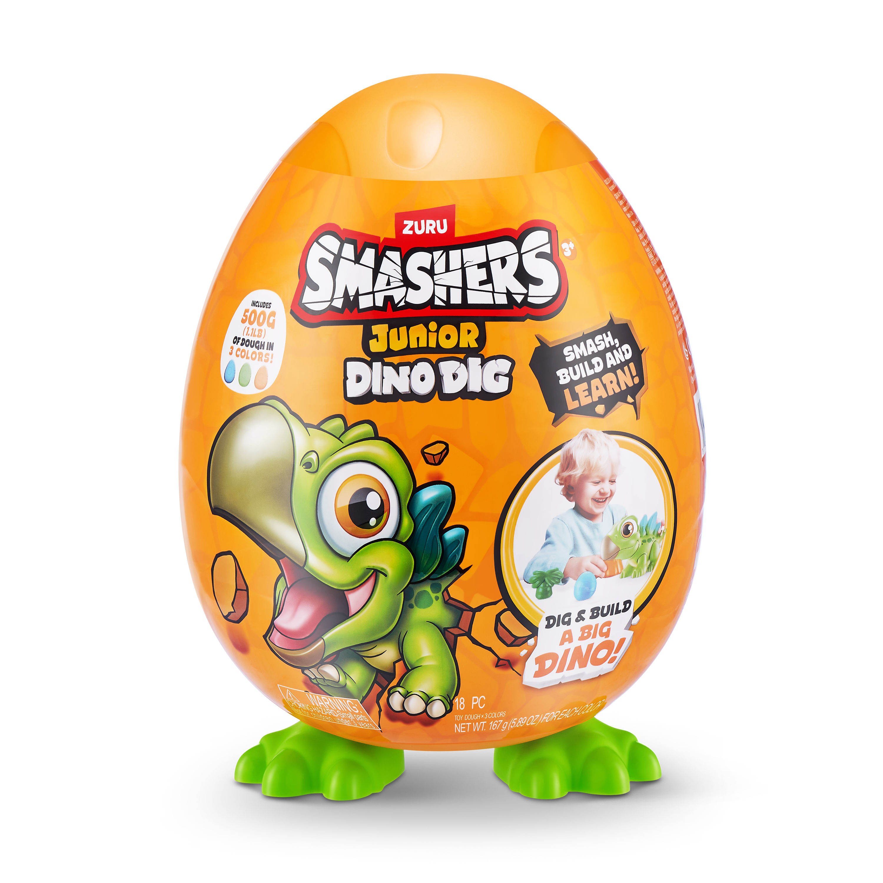 Фигурка-сюрприз Динозавр Smashers Junior Dino Dig, Stegosaurus