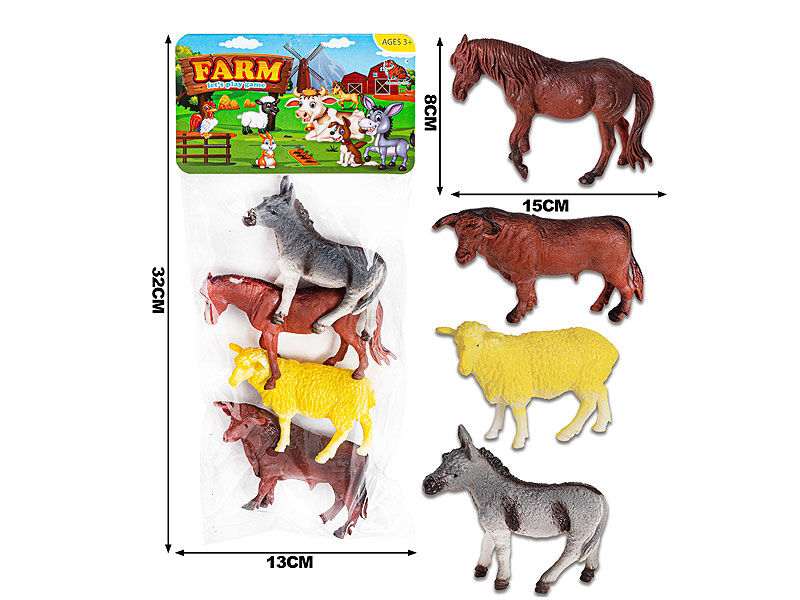 Набор фигурок домашних животных 8 см