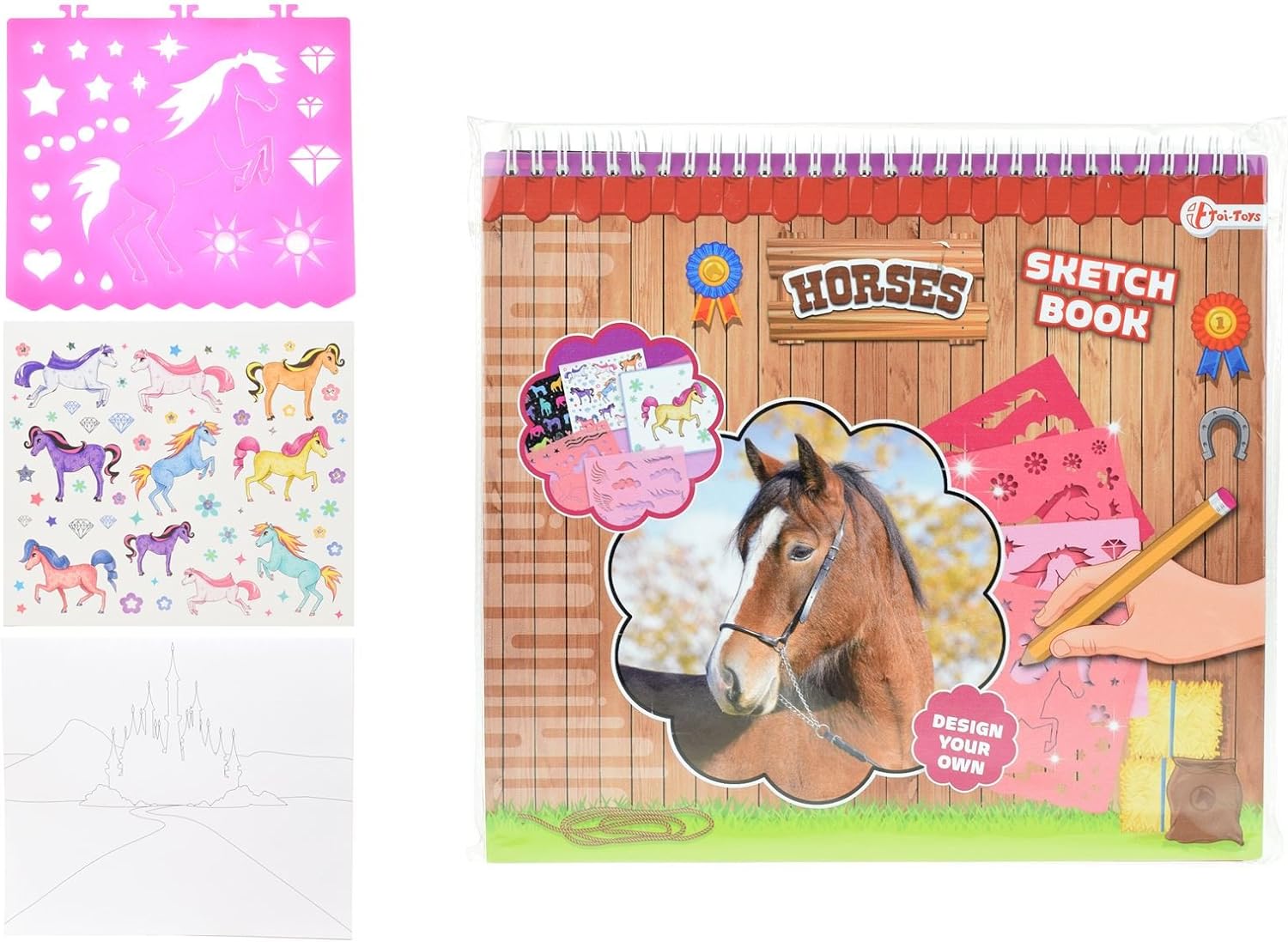 Блокнот с наклейками  My Pony