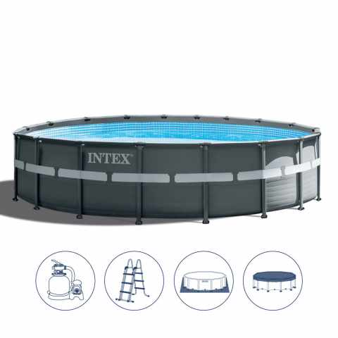 Piscina ULTRA XTR FRAME 488x122cm, 19156L, cadru metalic, Intex