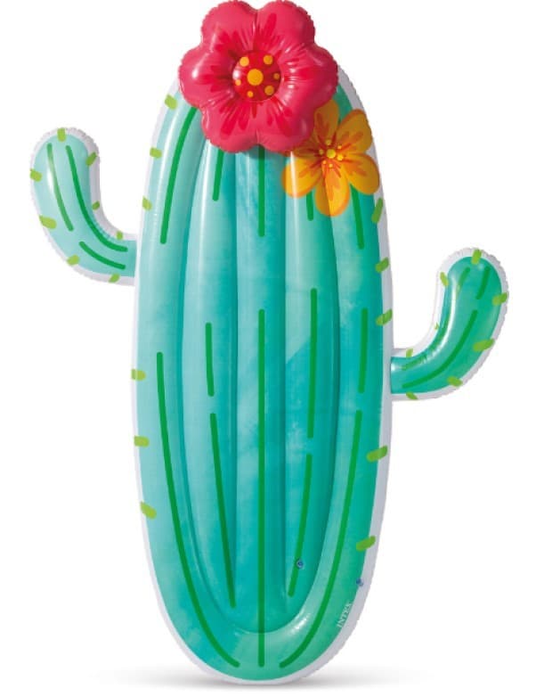 Pluta-saltea gonflabila “Cactus”, 180x135x28 cm, pana la 100 kg, INTEX