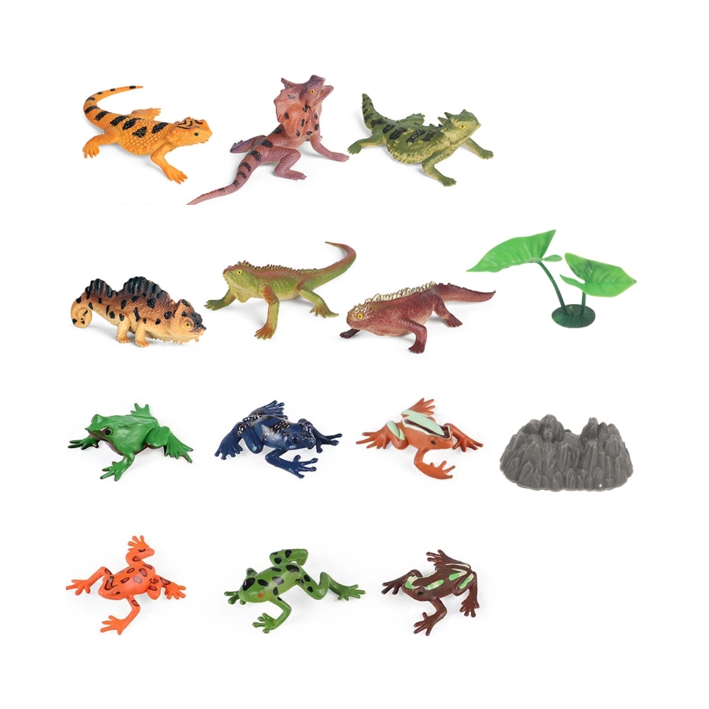 Set cu 14 figurine in tub, Reptile, ZJA325814