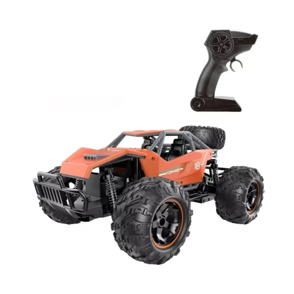 Masina metal Sprint 4x4 Off Road cu RC, viteza, acumulator, oranj, ZJA316311