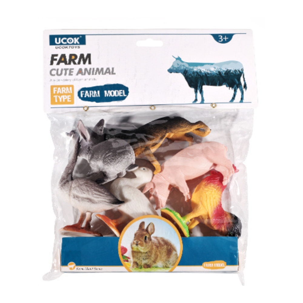 Set 6 figurine Animale Domestice 12 cm, ZJA353057