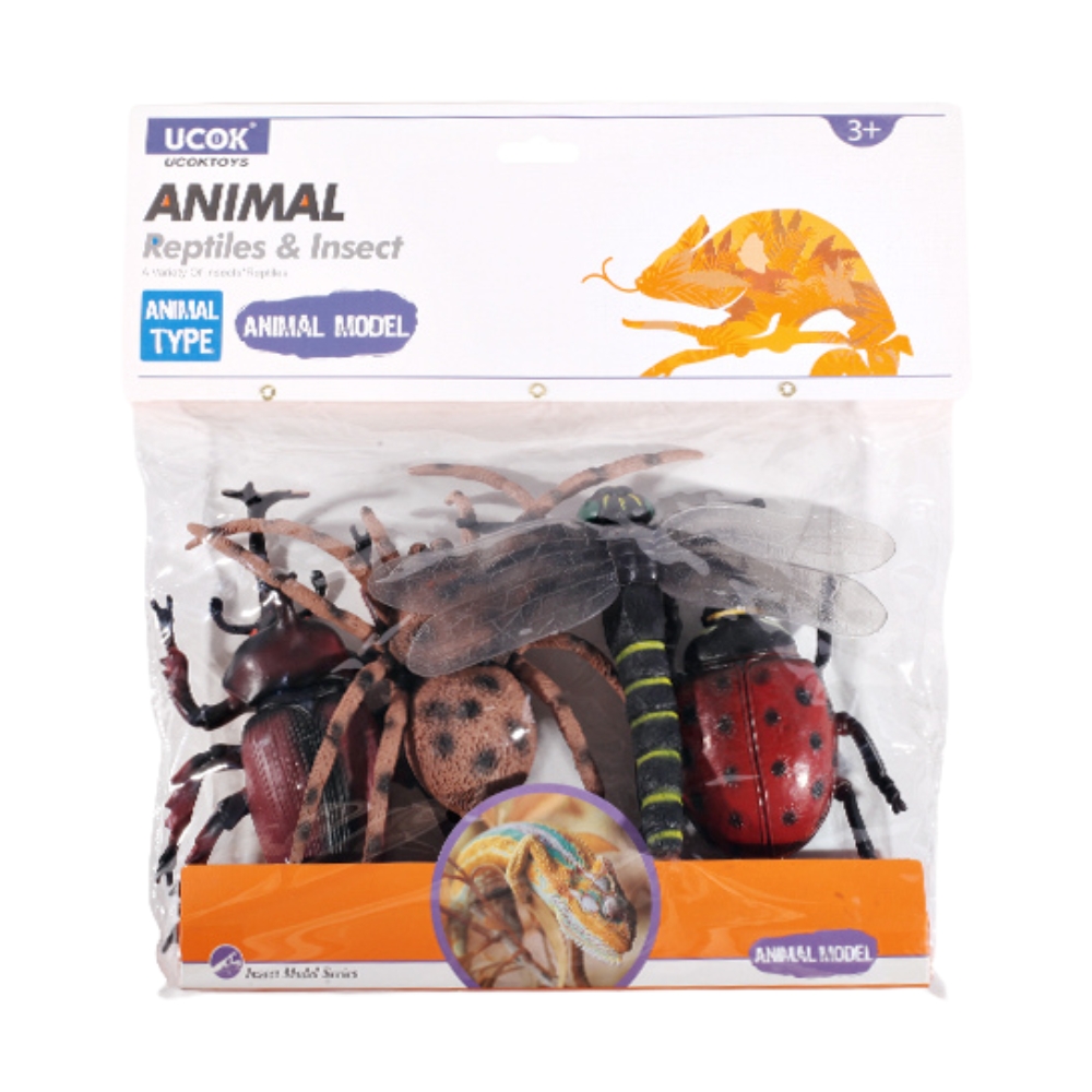 Set 4 figurine Insecte 20 cm, ZJA353076